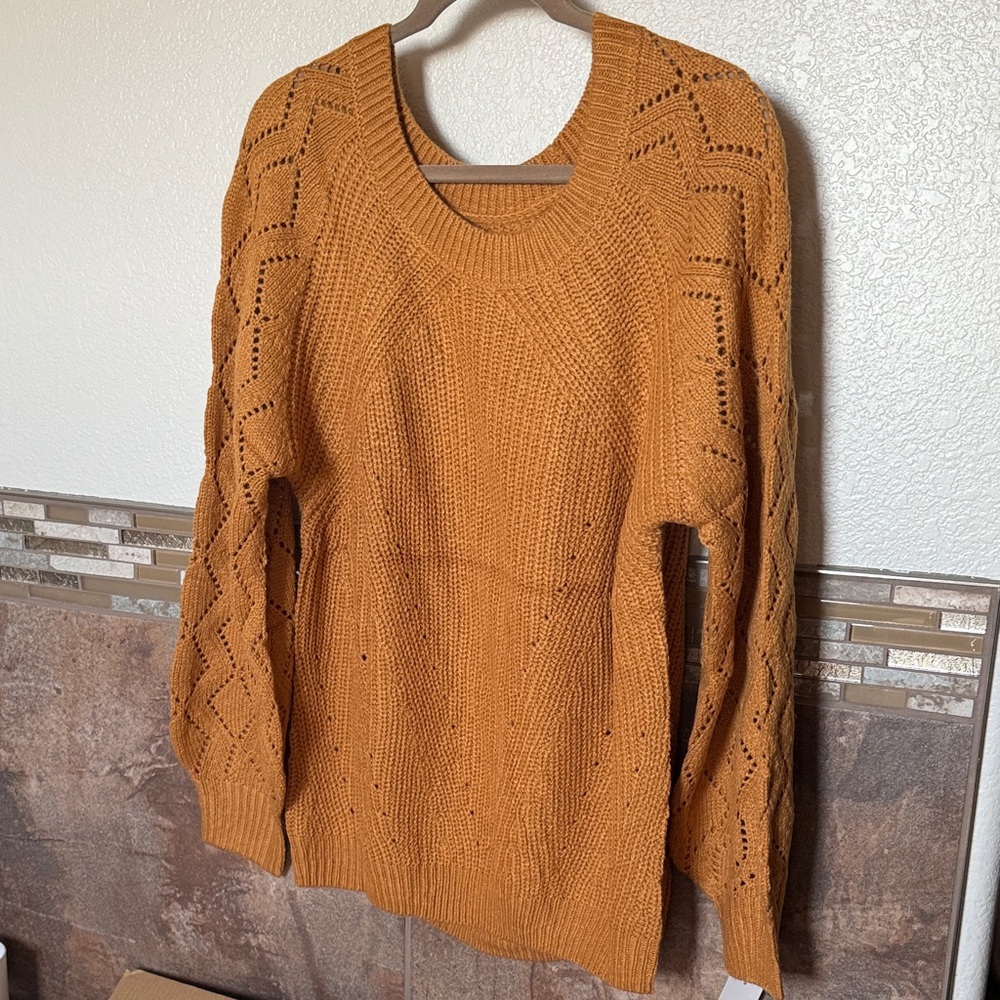 NEW Women's Mustard Sweater